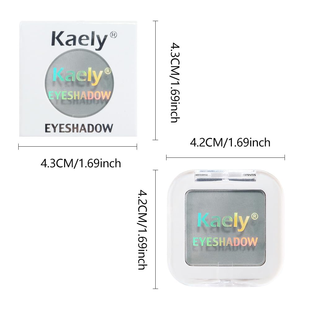 Long-wear waterproof formula of Kaely eyeshadow stays put all day.