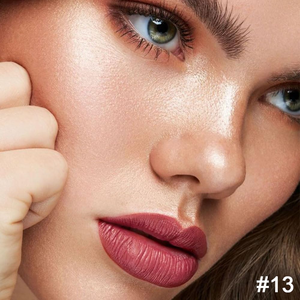Kaely mauve red lipstick and lip liner in waterproof matte finish