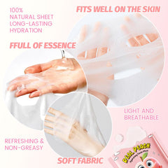 Kaely moisturizing sheet masks delivering deep hydration for soft skin