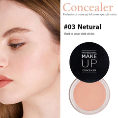 Kaely Pot Concealer brush application demonstrates precise, seamless coverage