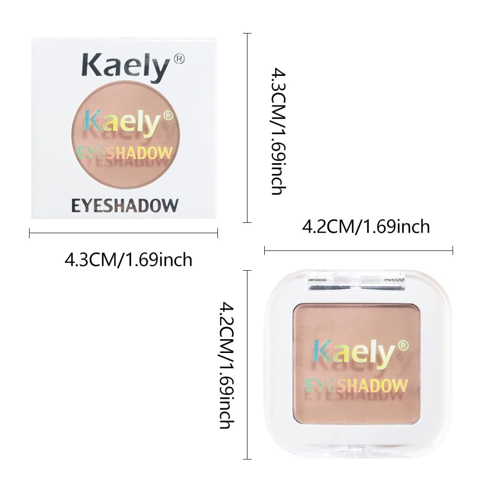 Kaely pressed single eyeshadow long-lasting color that resists smudging.