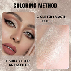 Kaely pressed single eyeshadow silky application for smooth makeup.