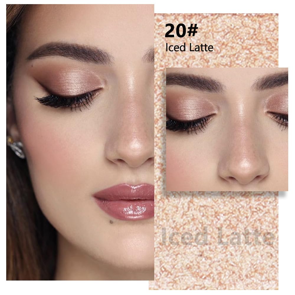 Kaely pressed single eyeshadow silky glide for easy blending.