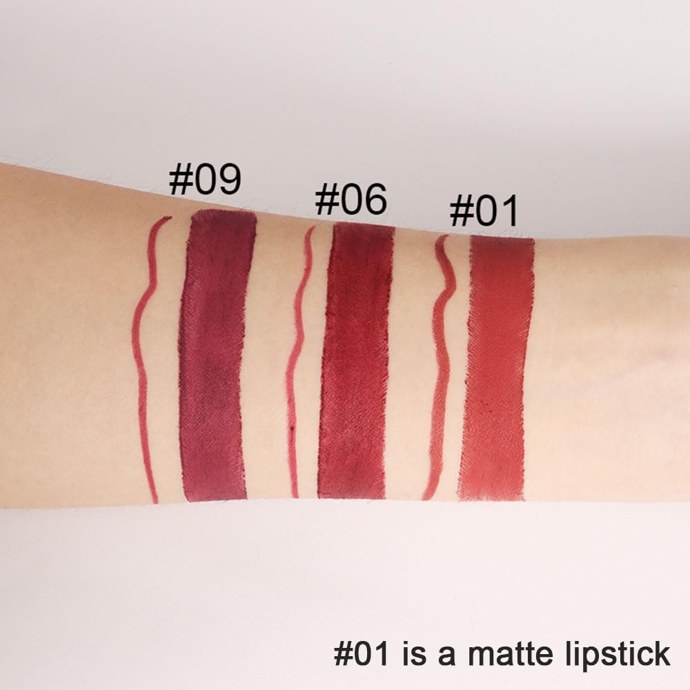 Kaely retractable lip pencil enables quick touch-ups without sharpening.