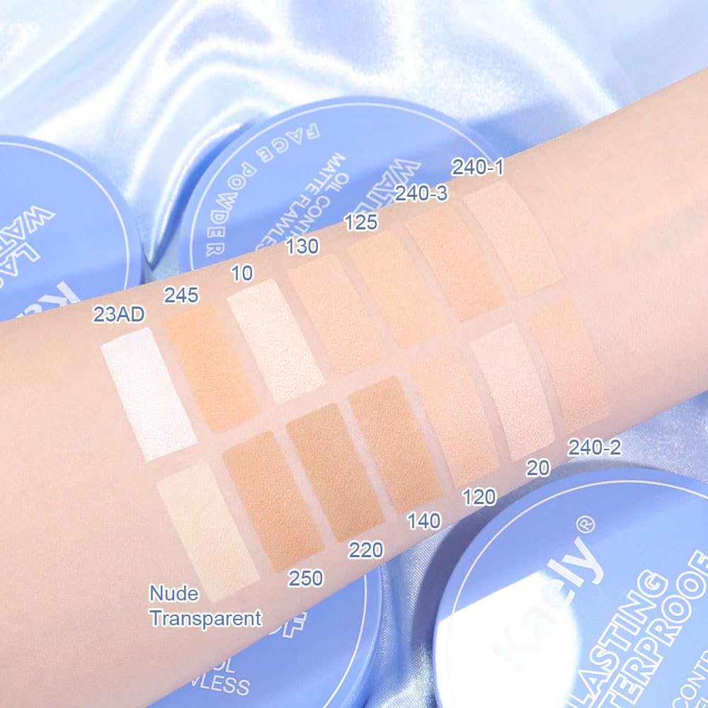 Kaely travel-size packaging ready for on-the-go makeup touch-ups.