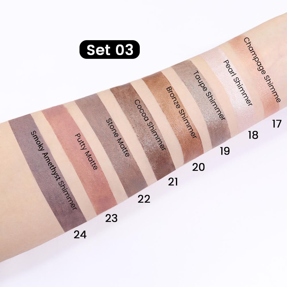 Kaely waterproof long wear formula lasts up to 12 hours on lids.