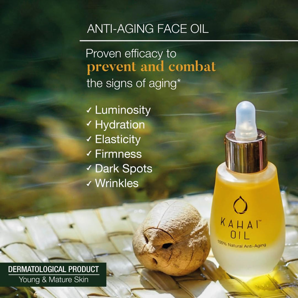 Kahai Oil dropper pour, easy to dispense for targeted face and body care