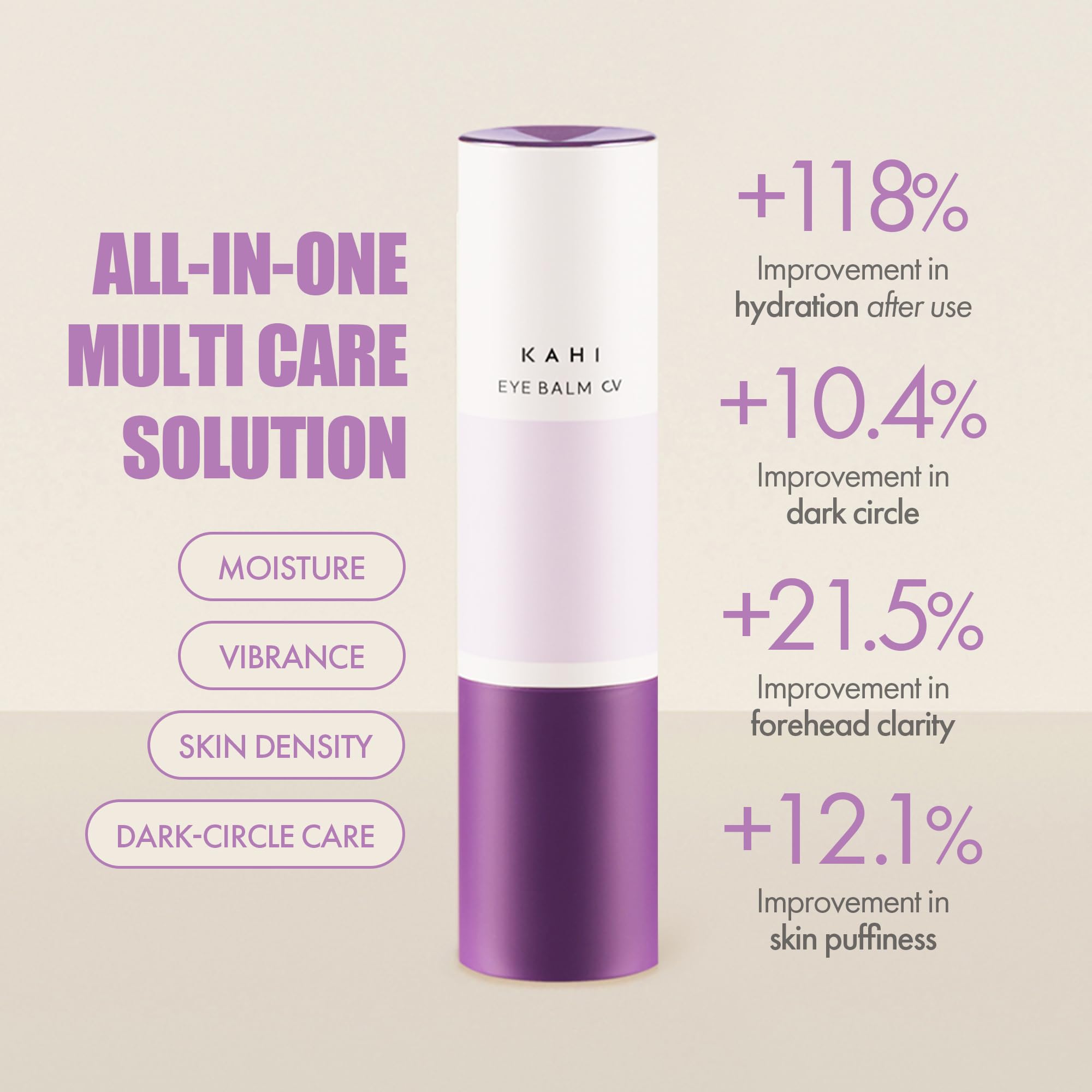 KAHI Eye Balm CV Refill refill case highlighting chic, portable packaging.
