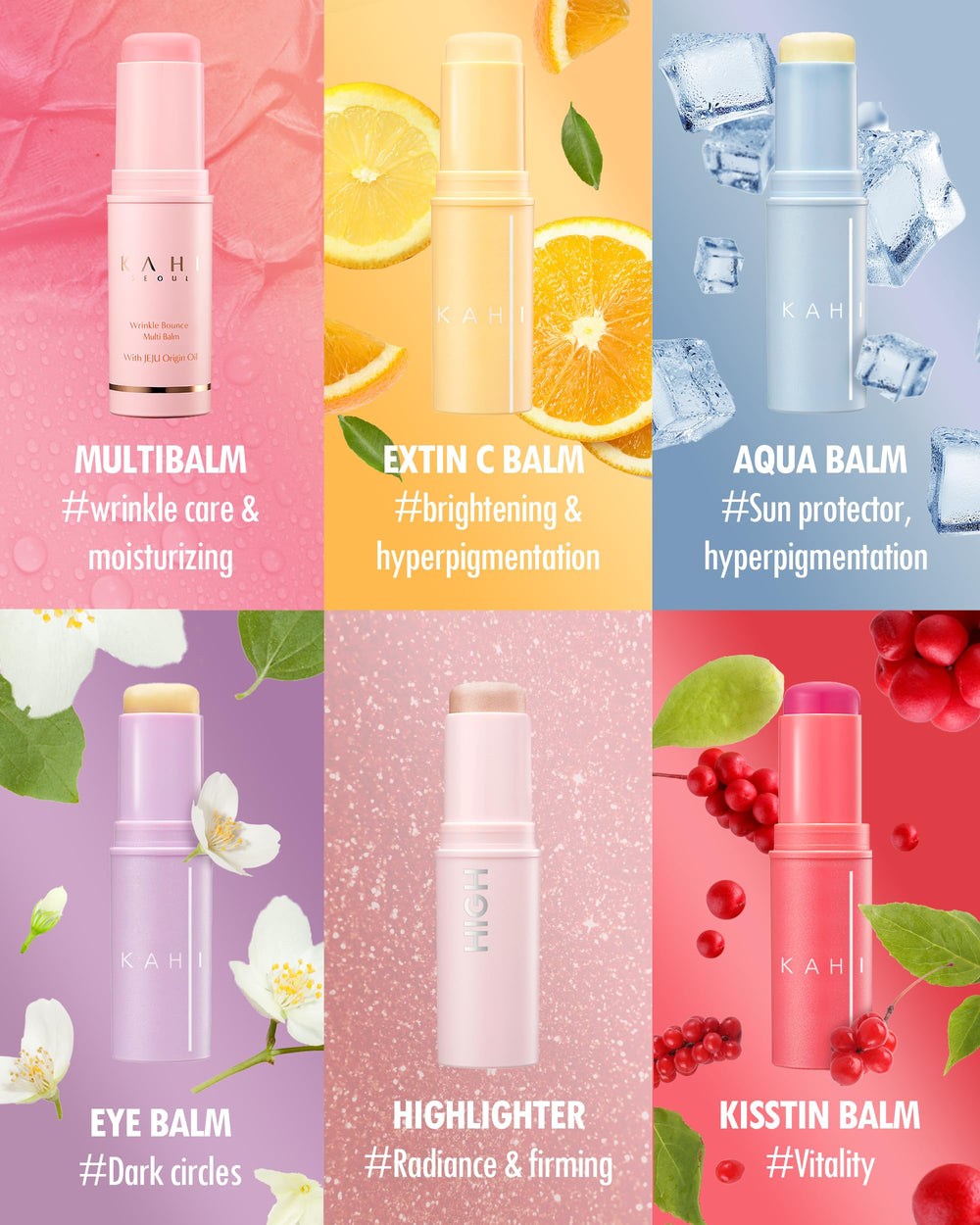 KAHI Kisstin Balm travel-case ready for quick touch-ups.