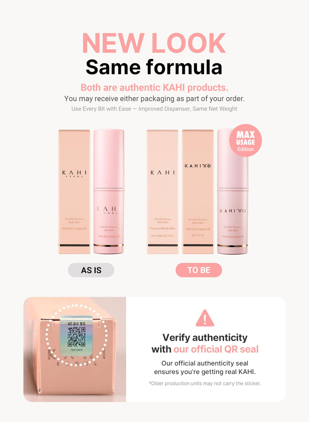 KAHI on-the-go balm doubles as makeup base.