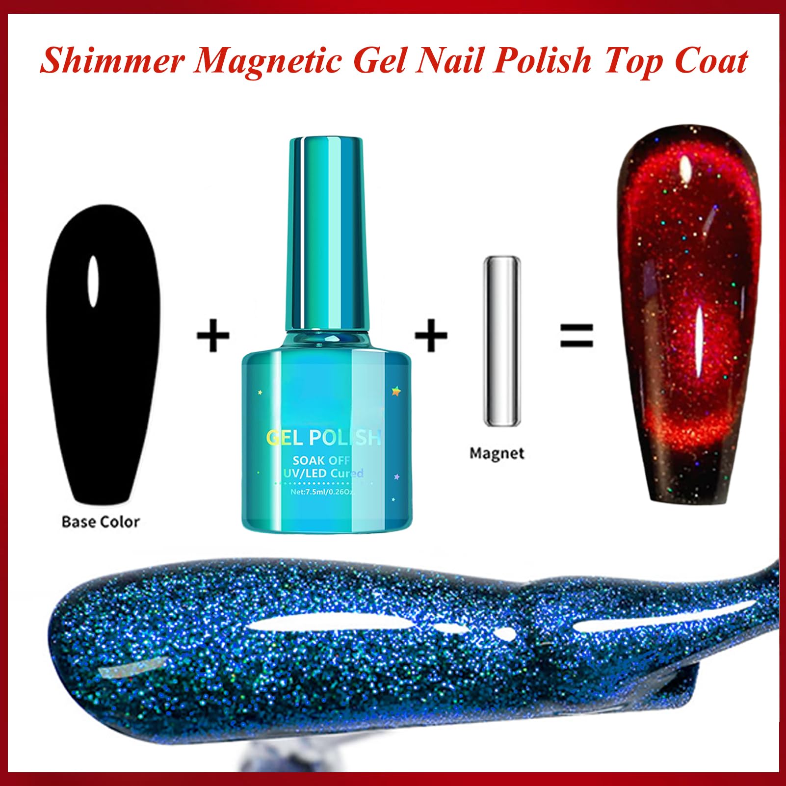 KAHSOSE gift-ready cat eye polish box ideal for celebrations.