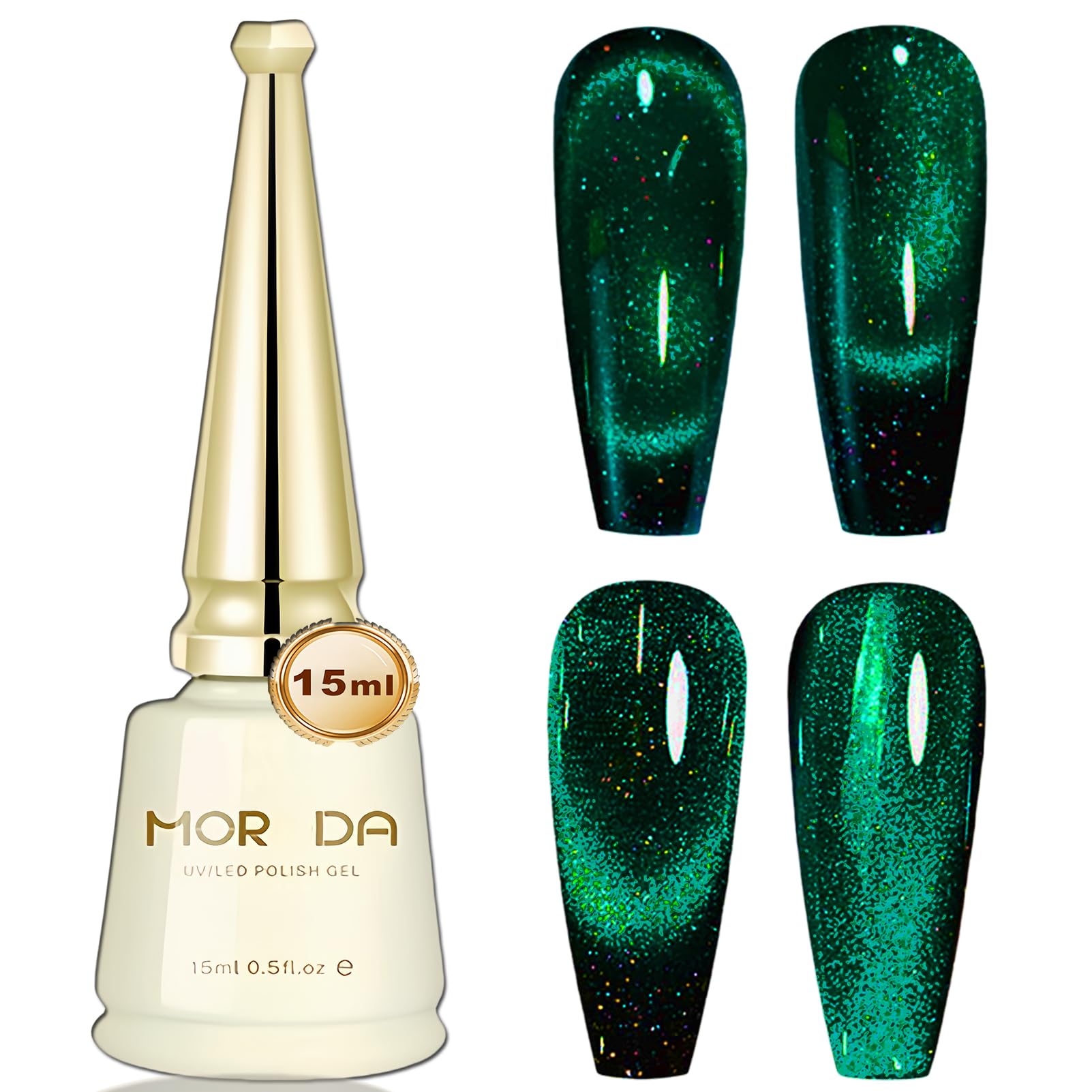 KAHSOSE gift-ready packaging for emerald green nail polish