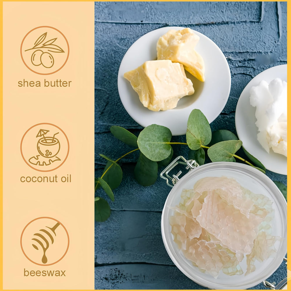 Manuka honey balm on dry heel for hydration and comfort