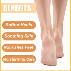 Twist-up foot balm stick ready for easy on-the-go application