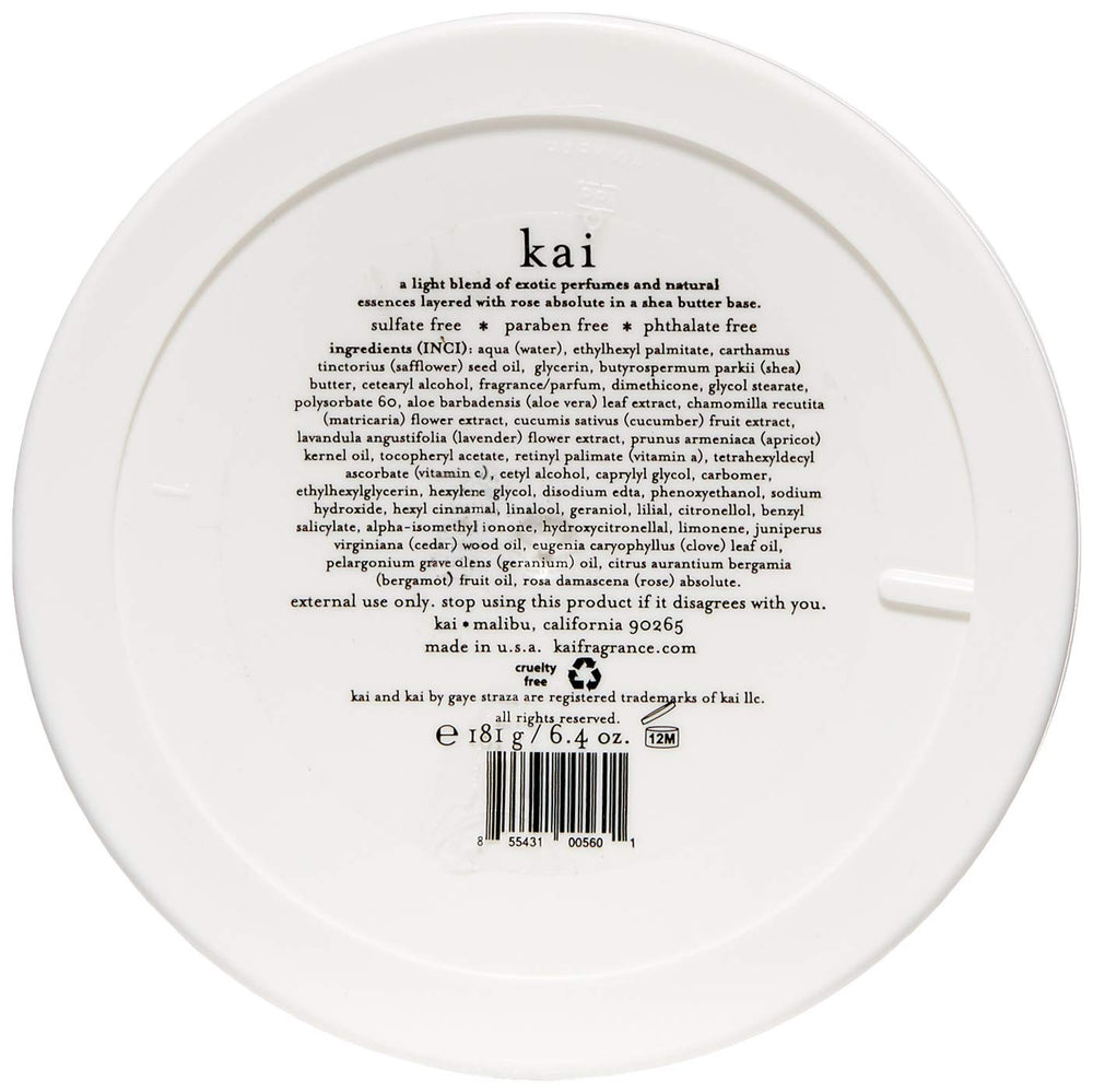 Kai Body Butter texture close-up showing silky hydration for skin