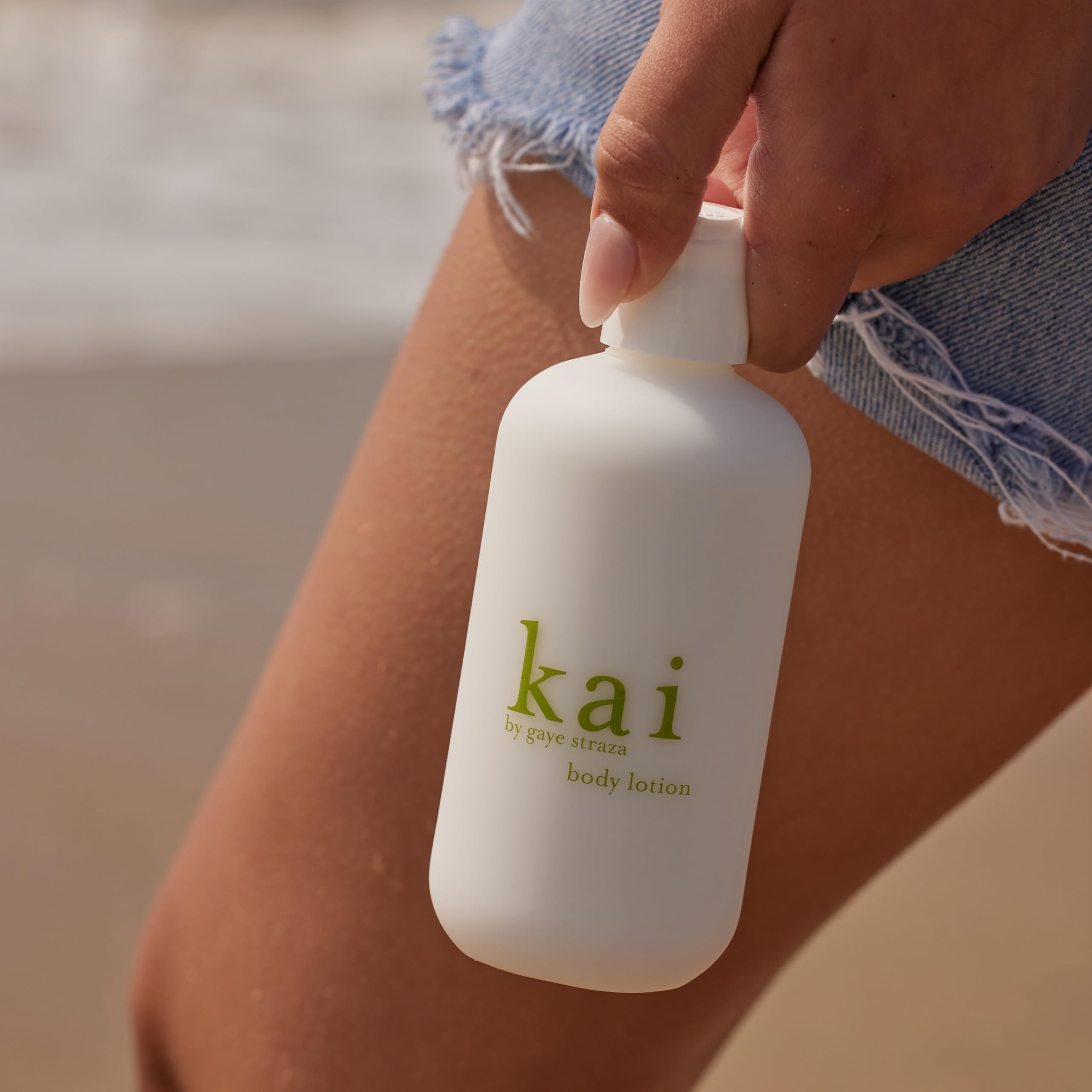 kai body lotion features comfrey and ivy for gentle conditioning