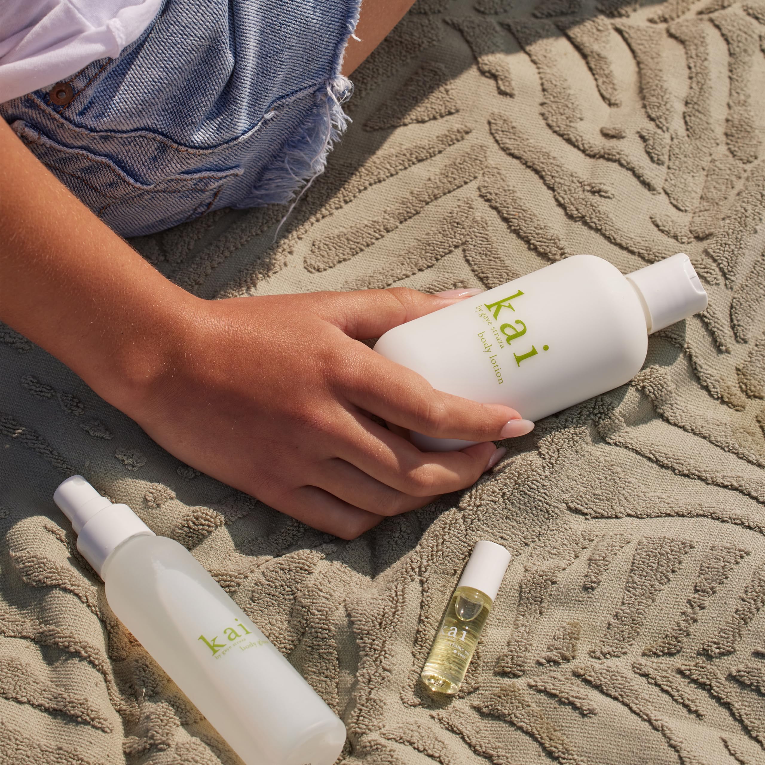 kai body lotion rose absolute scent enhances gentle hydration