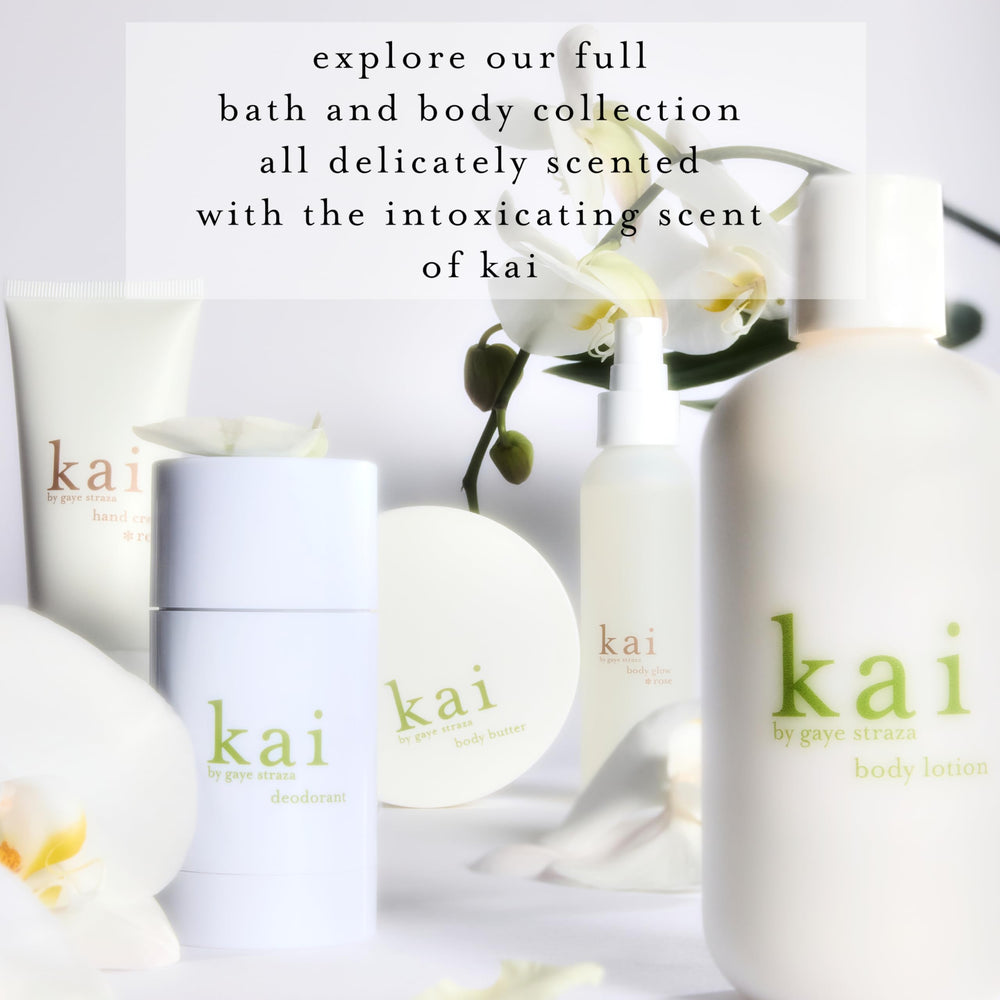 Kai chamomile, lavender, and cucumber extracts provide gentle botanical soothing