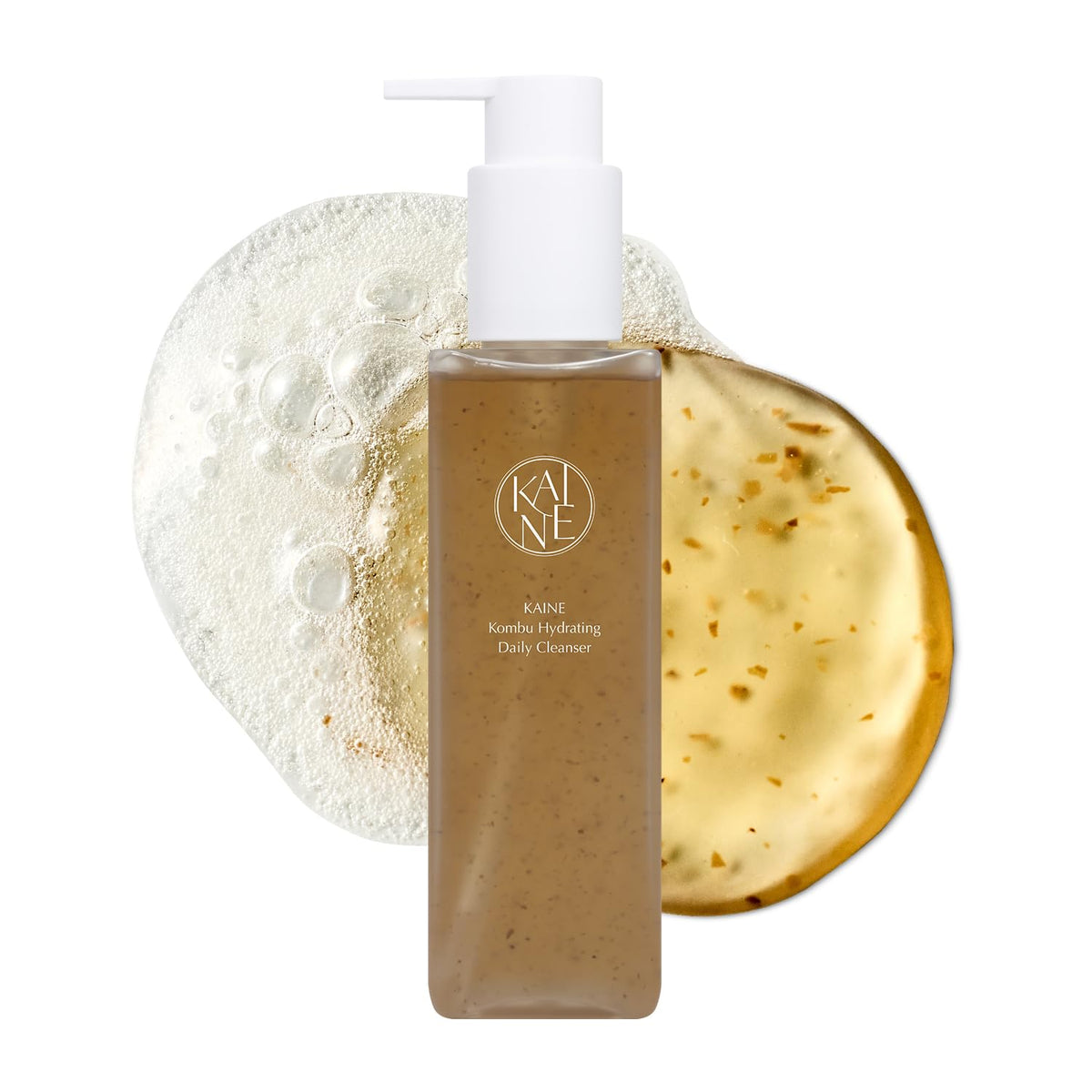 KAINE Kombu Hydrating Daily Cleanser bottle with gel texture nourishes while cleansing.