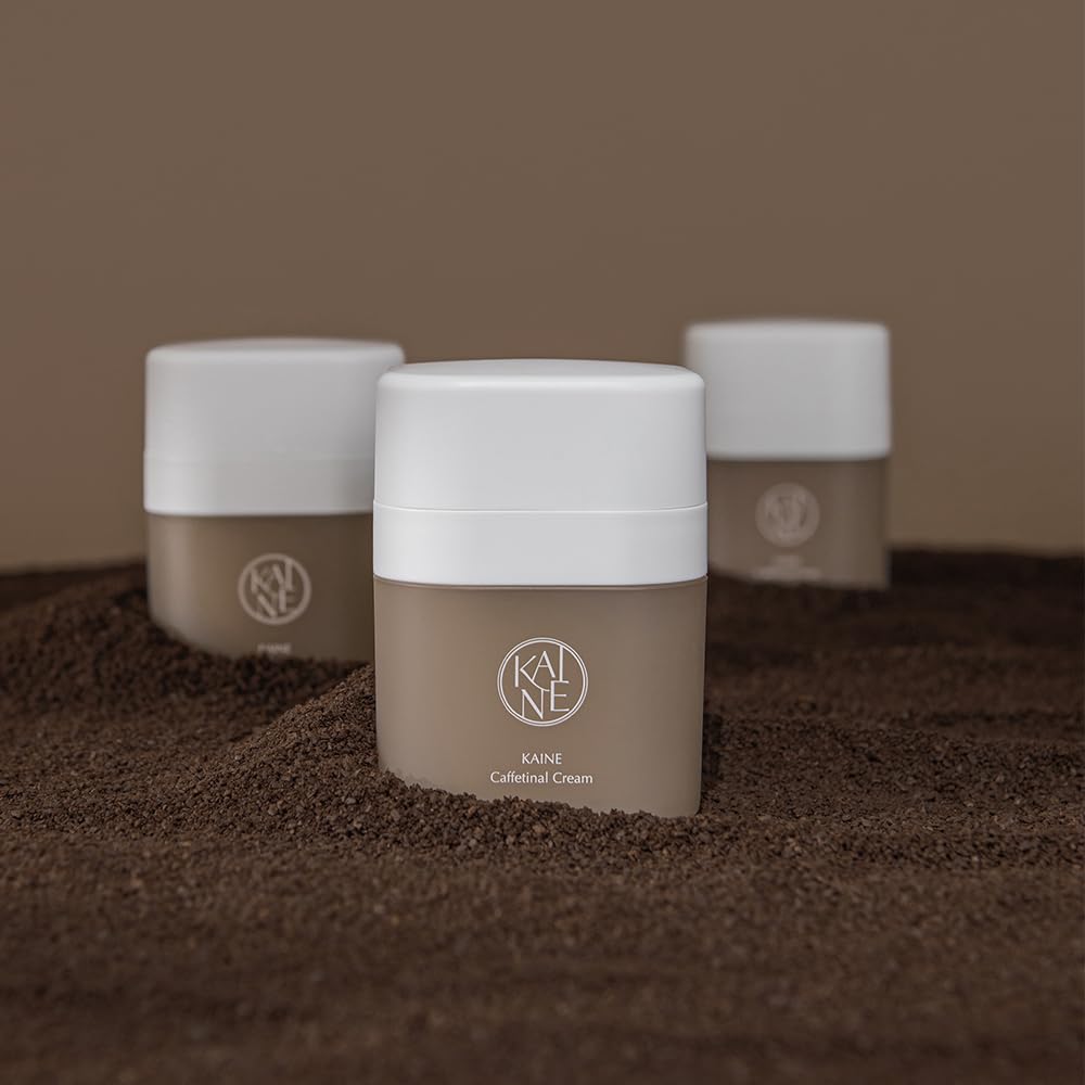 KAINE night routine application demonstrates easy, gentle use in a skincare ritual.