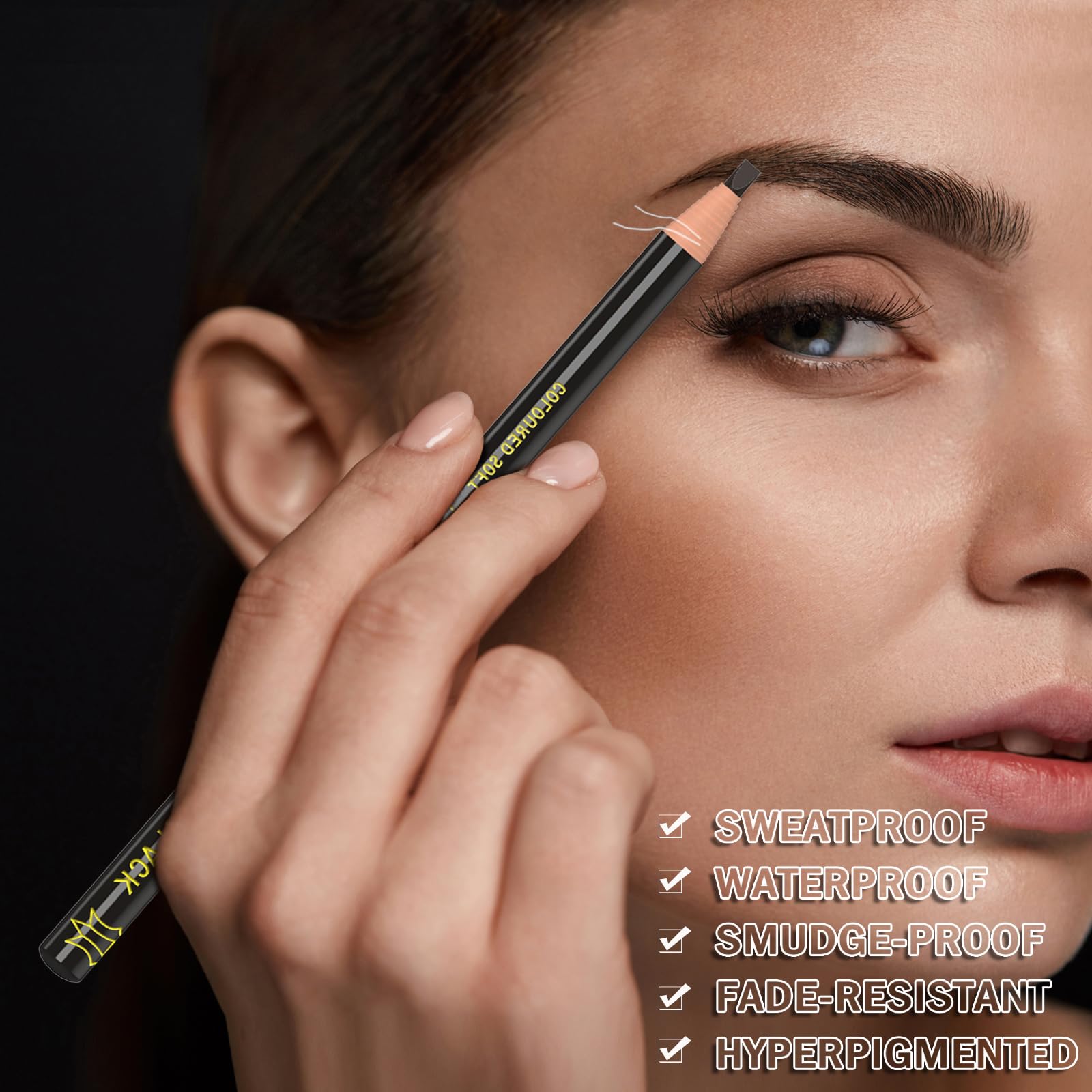 KAIQIKAIXI even color dye helps brows stay balanced all day