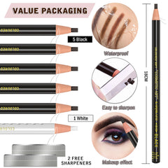 KAIQIKAIXI waterproof pencils resist sweat and tears for long wear