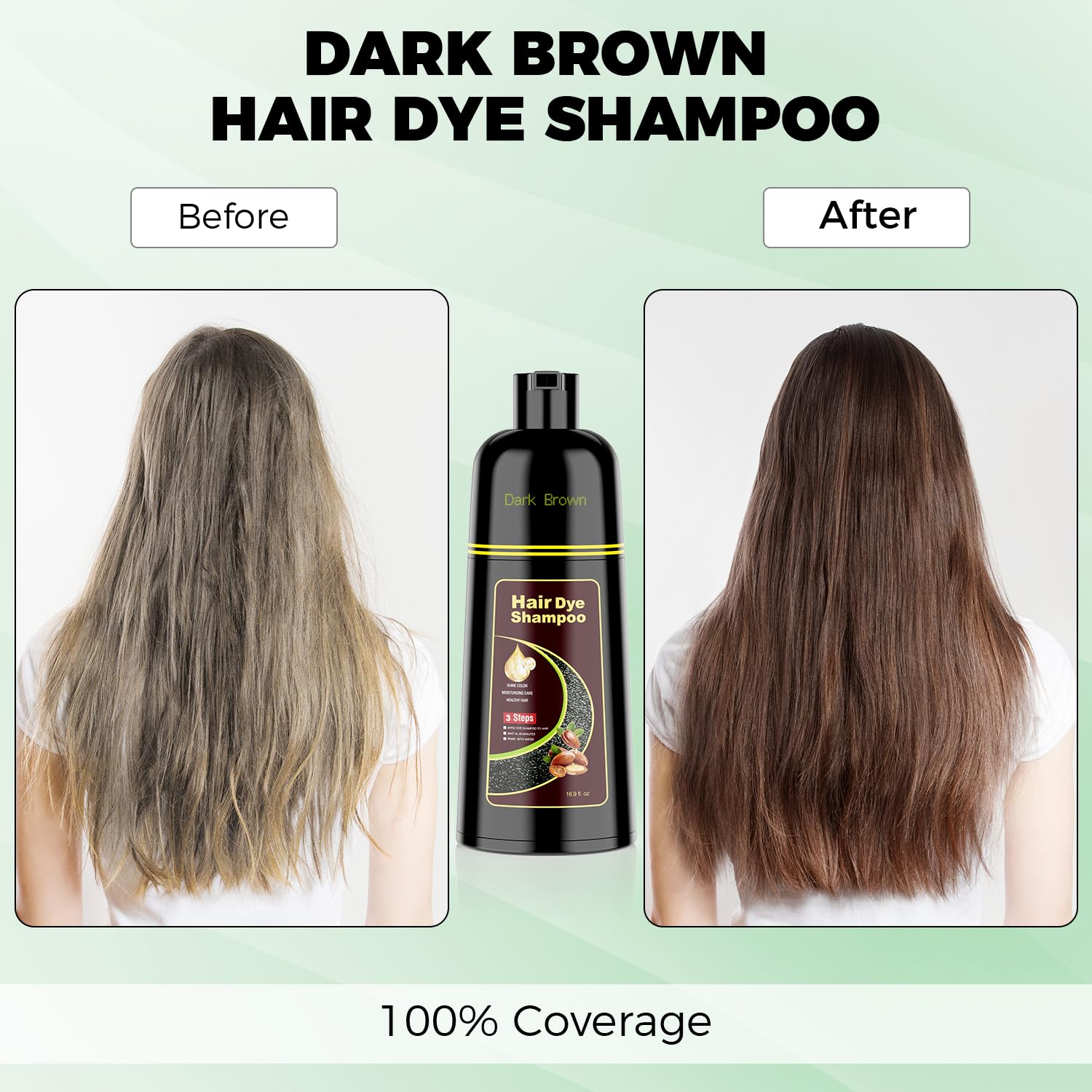 KAISASA application shot demonstrates easy color-by-shampoo method