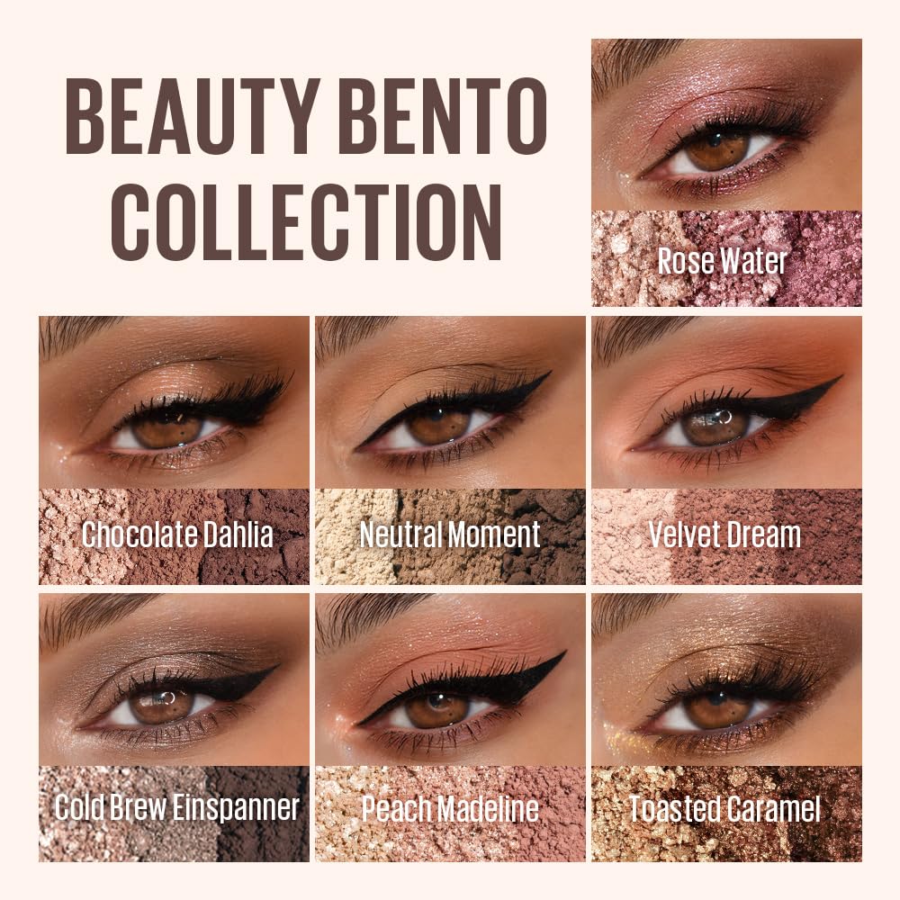 Kaja Beauty Bento 07 applied with fingertips for customizable looks.