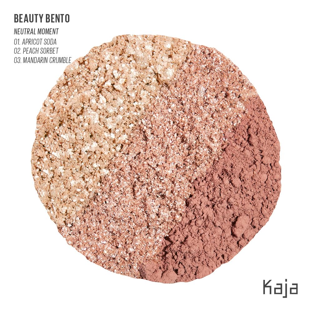 Kaja Beauty Bento ensemble shows light to dark shades for versatile blending