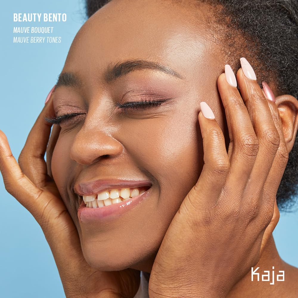 Kaja Eye Bento Trio lid-look swatches for daytime to evening versatility
