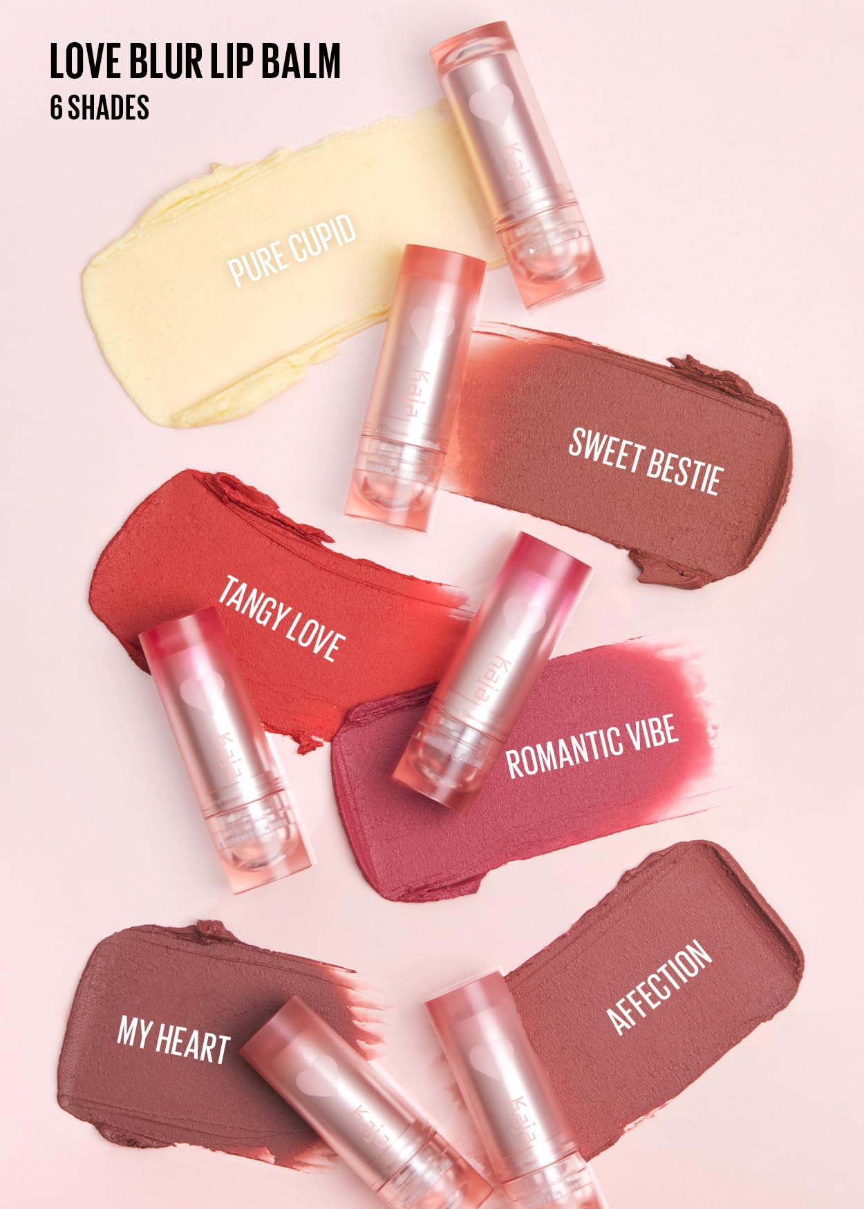Kaja Love Blur Lip Balm 05 semi-matte finish enhances natural lip color.