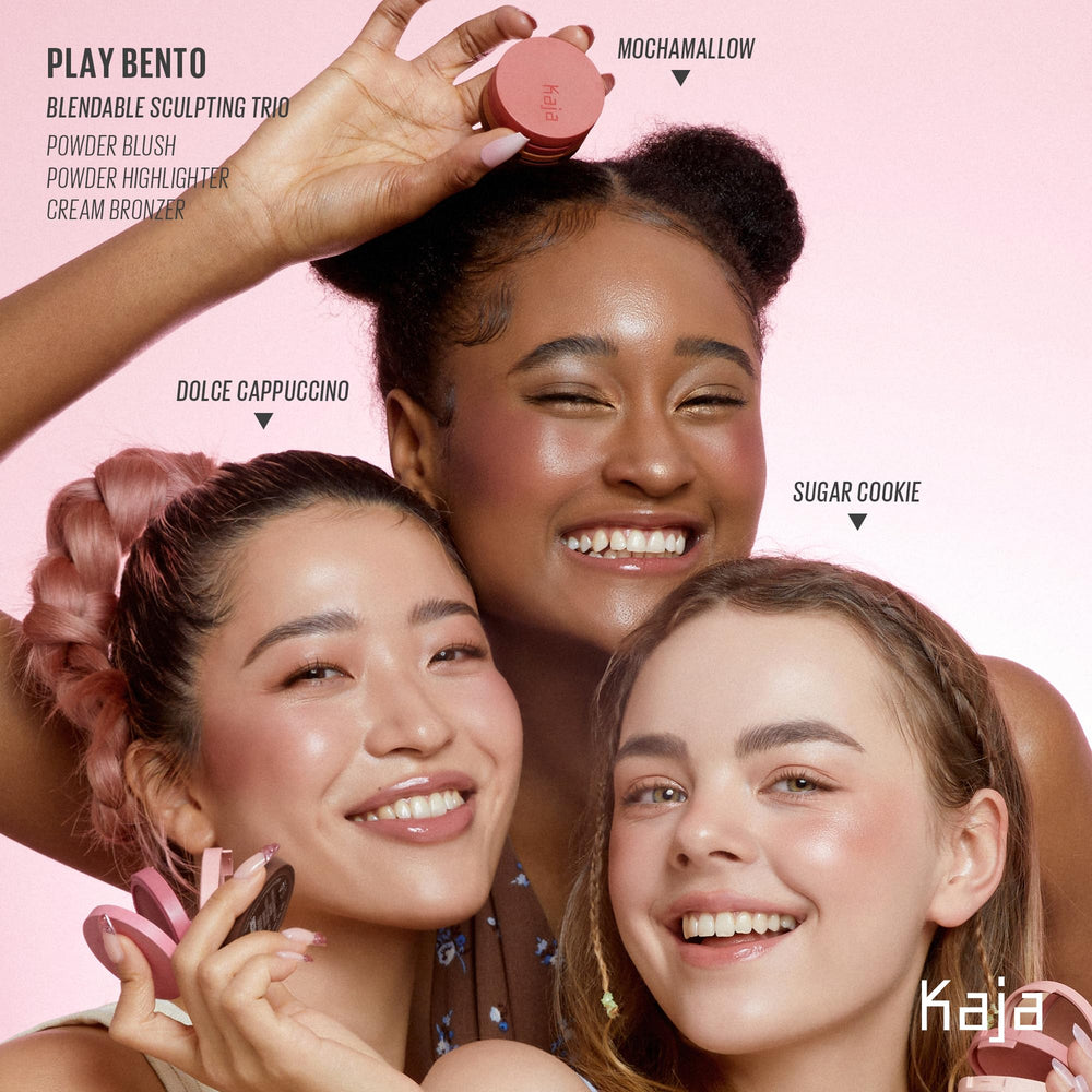 KAJA Play Bento Mochamallow finger application for fast, convenient full-face looks.