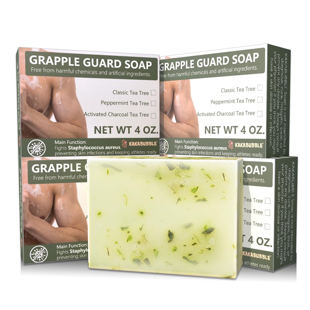 KAKABUBBLE Classic Tea Tree Soap front view for daily cleansing and odor control