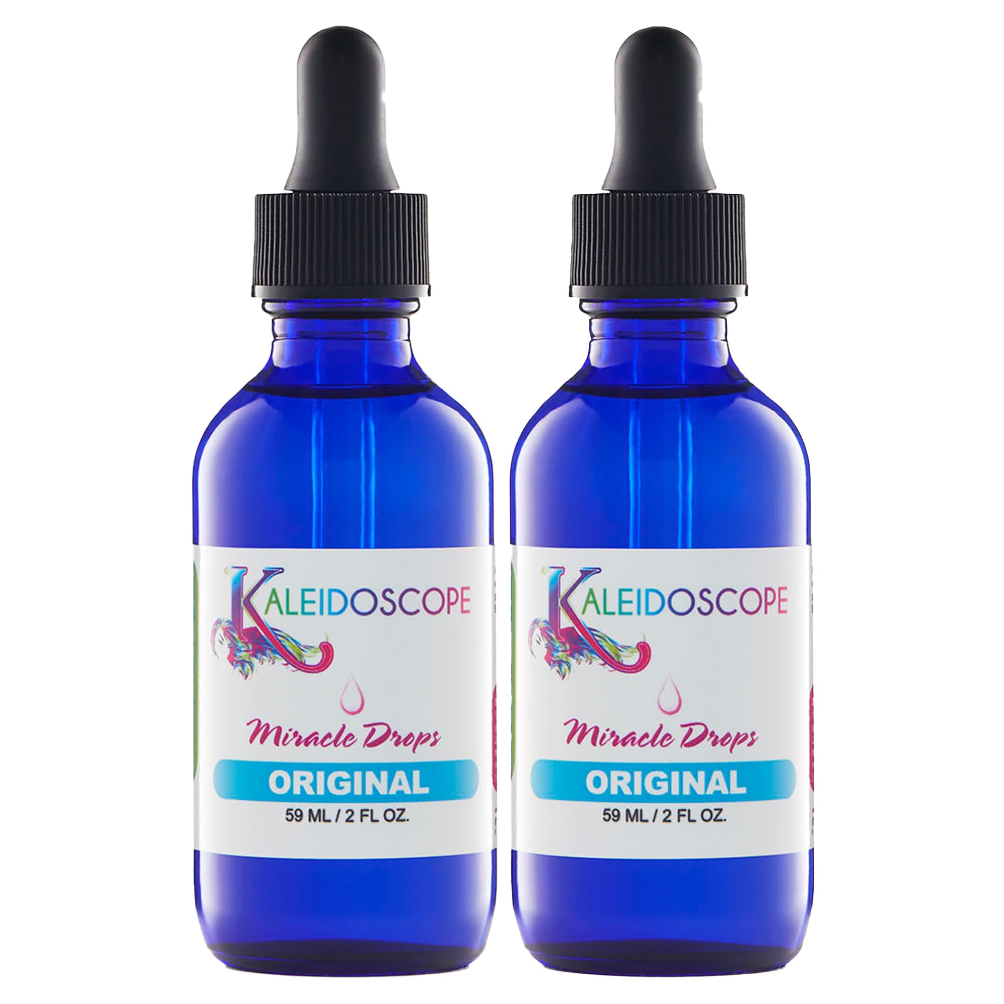 Kaleidoscope Miracle Drops bottle pour for scalp nourishment and shine