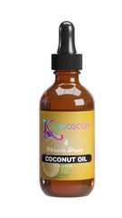 Kaleidoscope Miracle Drops Coconut Therapy bottle delivering nourishing scalp hydration.