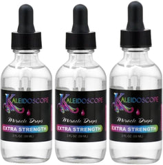 KALEIDOSCOPE MIRACLE DROPS extra-strength bottle pouring for refreshing scalp care