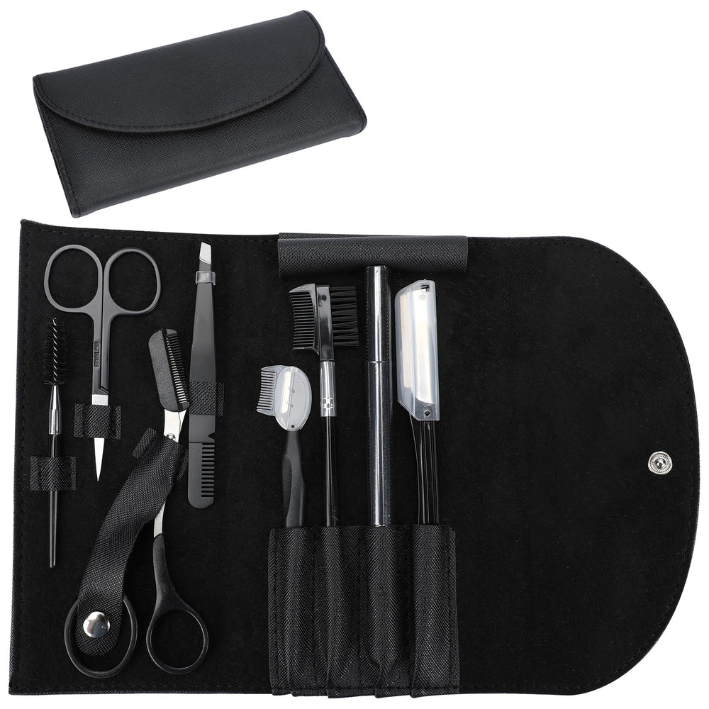 KALIONE curved thinning scissors for subtle shaping.