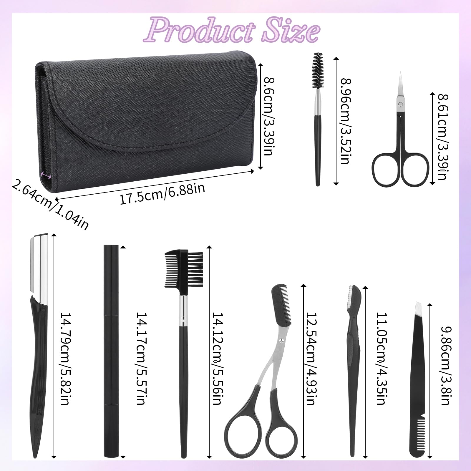 KALIONE eyebrow razors for precise brow tidying.