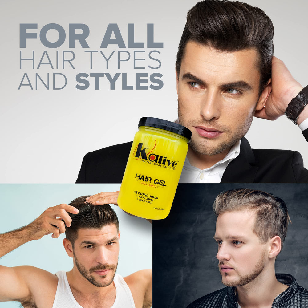 KALIVE 2 STYLE styling shot showing versatile control for various hair types.