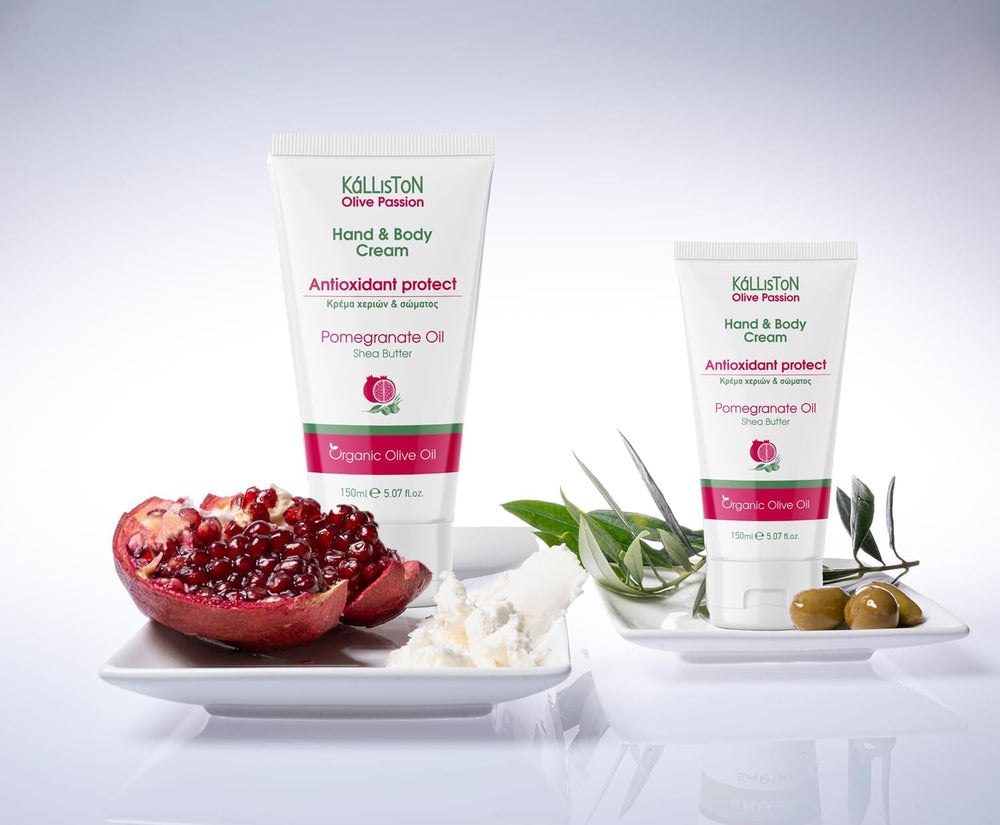 Kalliston hand applying cream to demonstrate daily moisturizing routine