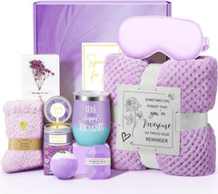 Kalokey valentines gift basket overview shows a luxurious at-home spa experience for her.
