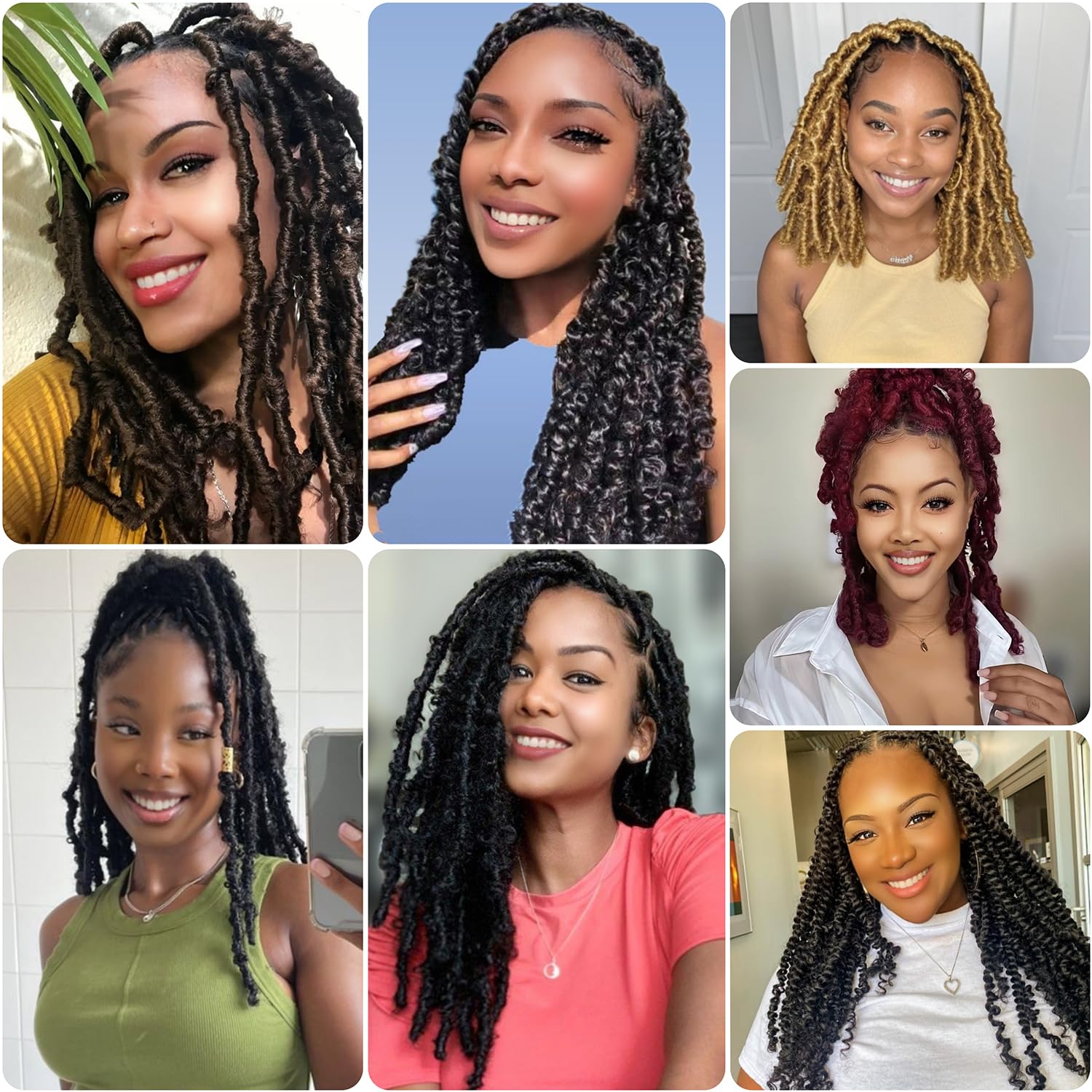 Kaluli Marley twist crochet-friendly hair with included needle