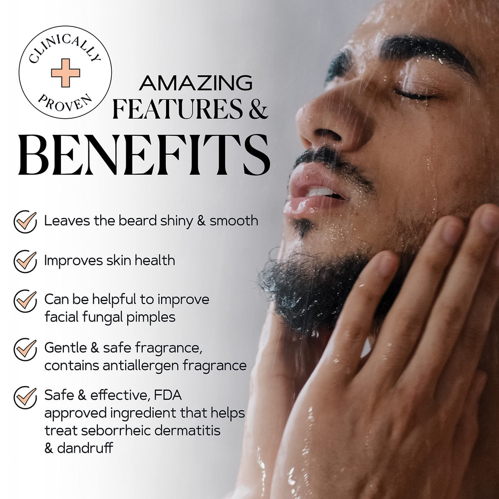 KAMEDIS Beard Wash zinc ingredient spotlight for healthier skin.