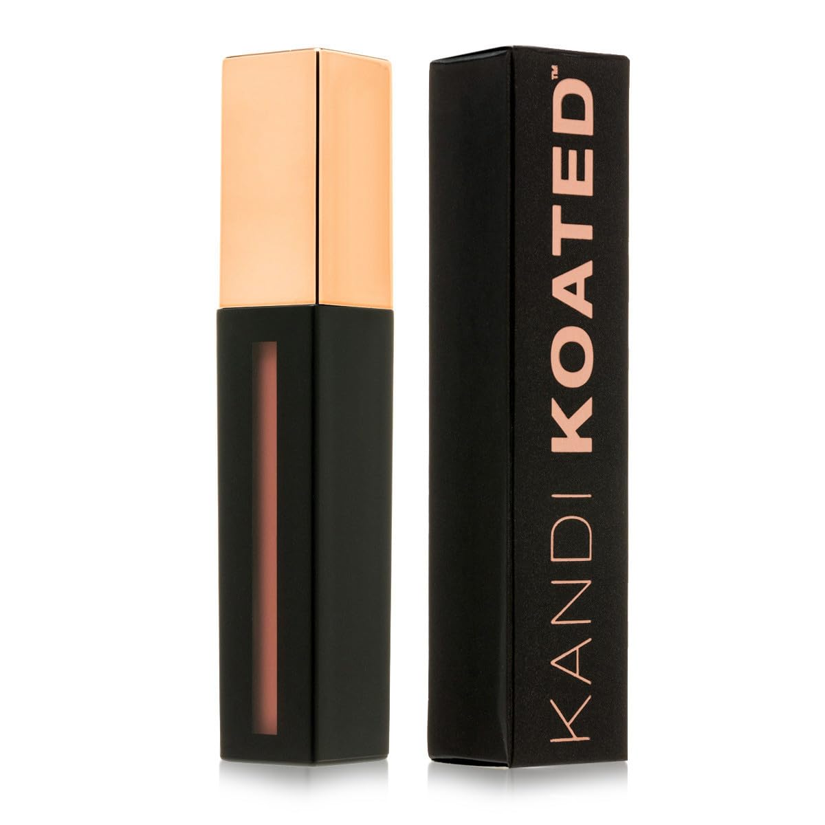 Kandi Koated swatches on arm demonstrate bold color payoff for everyday wear.