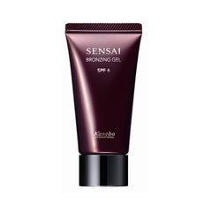 Kanebo Sensai Bronzing Gel SPF6 tube close-up for a refreshing bronze glow