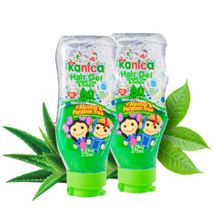 KANICA Gel Duo bottle showing aloe vera and green tea for hydrating styling