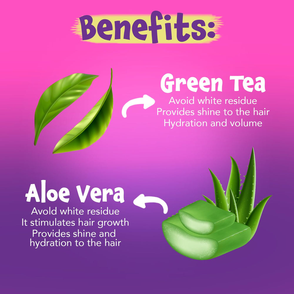 KANICA Gel ingredients panel highlights green tea and aloe vera for gentle care.