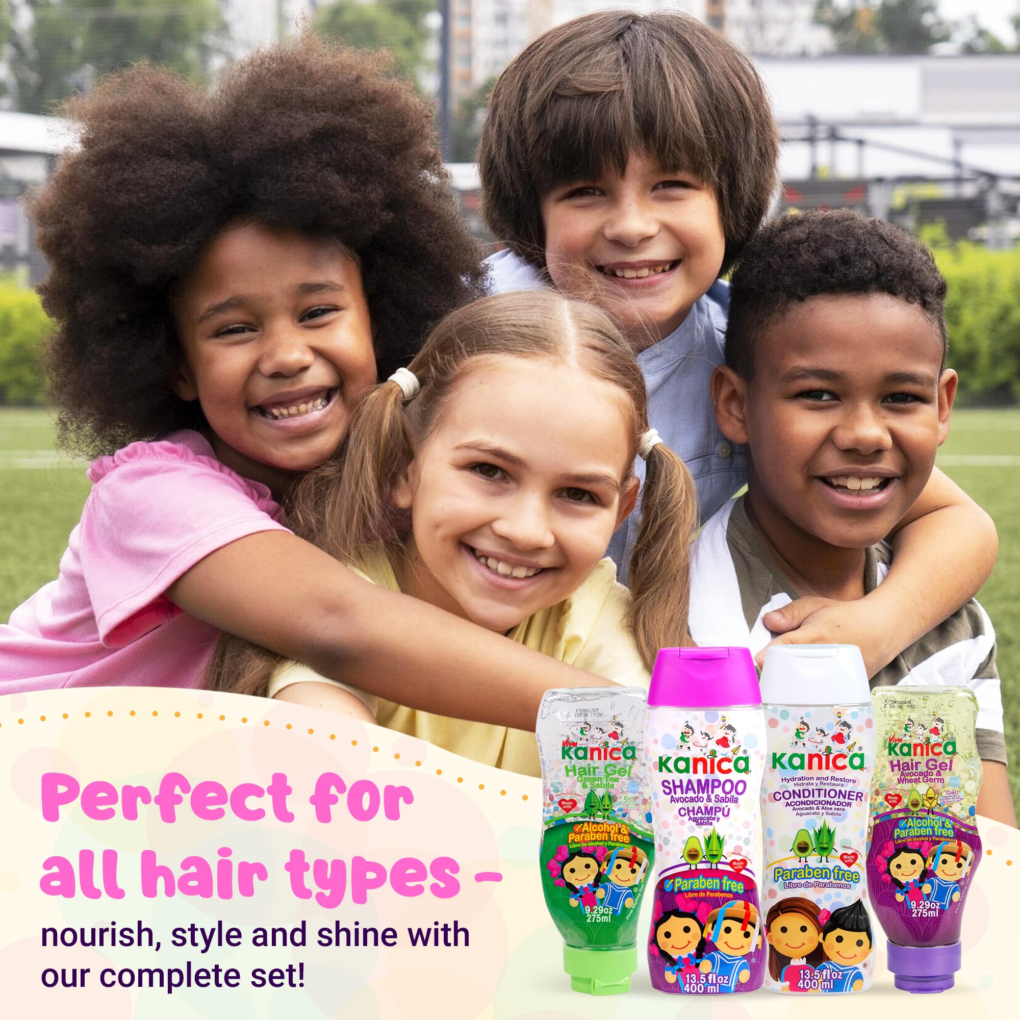 KANICA shampoo bath-time-family-use scene reflects practical family routine