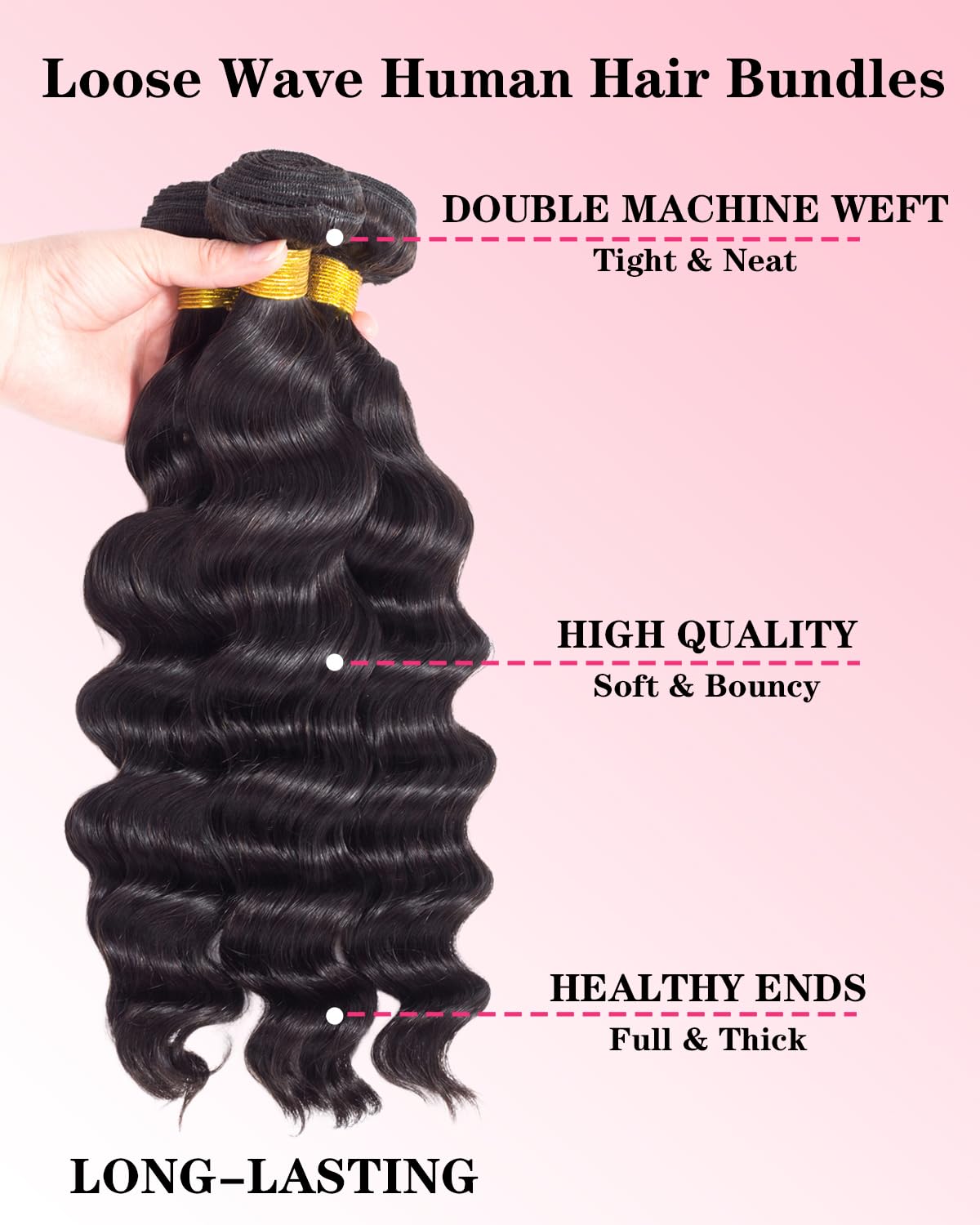 Kapelli Hair 12A-grade weft highlighting durability and low shedding