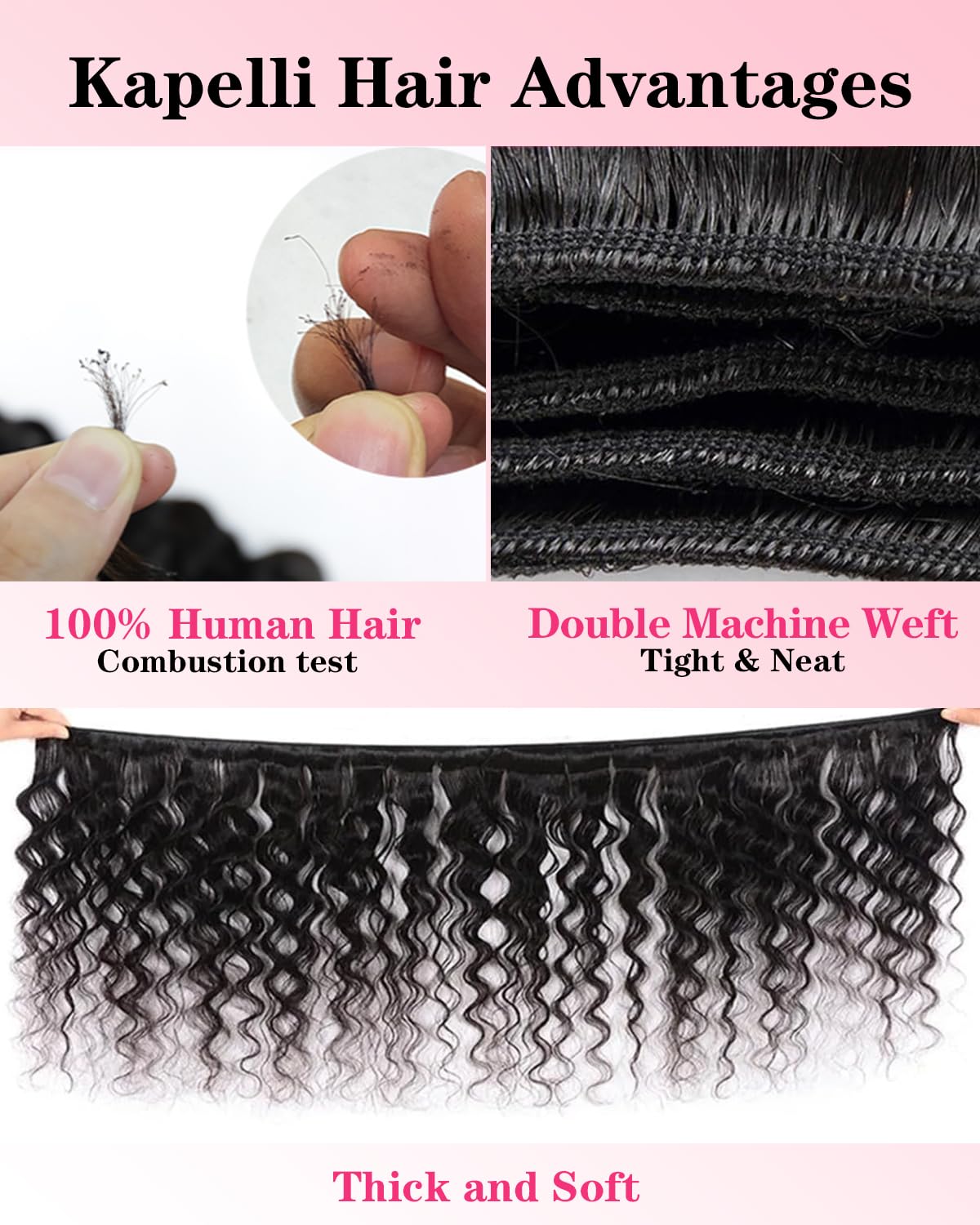 Kapelli Hair 22-inch length option offering fuller, dramatic look